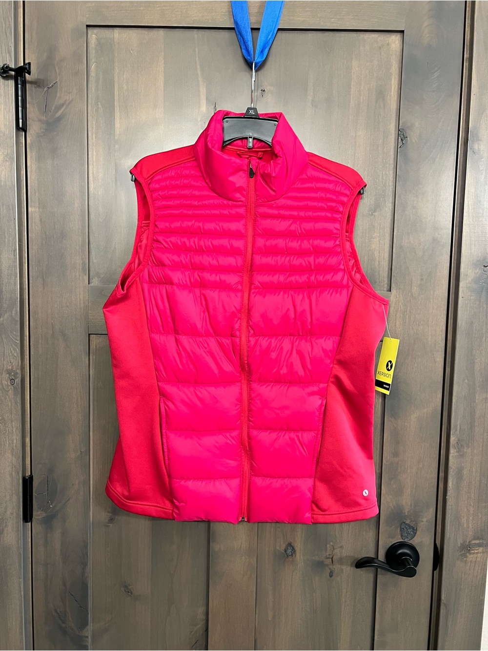 Xersion Women's Hot Pink Quilted Puffer Vest